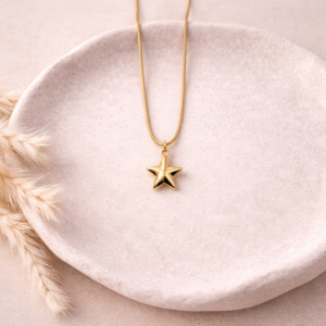 Minimal Gold Star Pendant Necklace