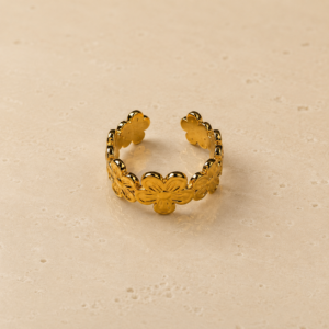Golden Blossom Ring