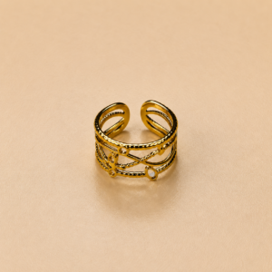 Golden Orbit Layer Ring