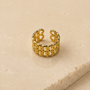 Golden Harmony Band Ring
